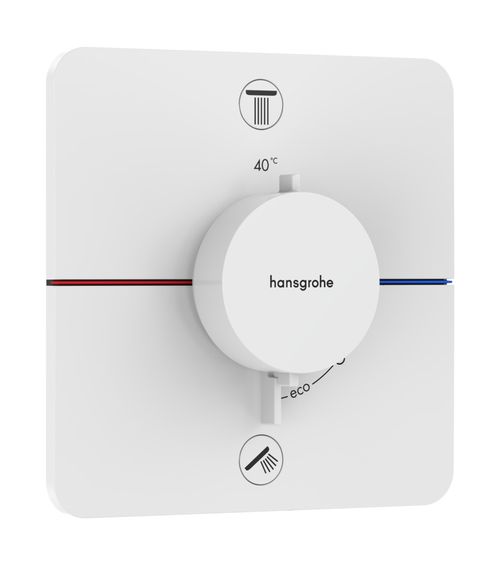 Hansgrohe-HG-ShowerSelect-Comfort-Q-Thermostat-Unterputz-fuer-2-Verbraucher-Mattweiss-15583700 gallery number 1